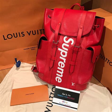 supreme louis vuitton purse|supreme louis vuitton backpack.